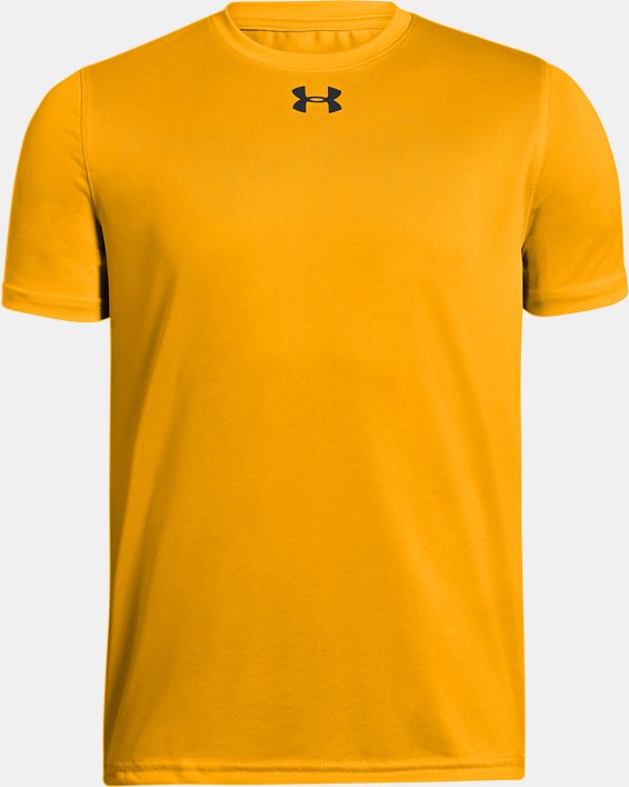 Boys' UA Locker T-Shirt, Yellow, pdpMainDesktop image number 0